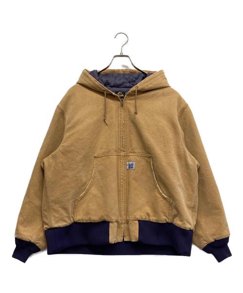 Needles（ニードルズ）Needles (ニードルズ) Zipped Work Hoody-16oz Cotton Canvas ブラウン サイズ:XSの古着・服飾アイテム