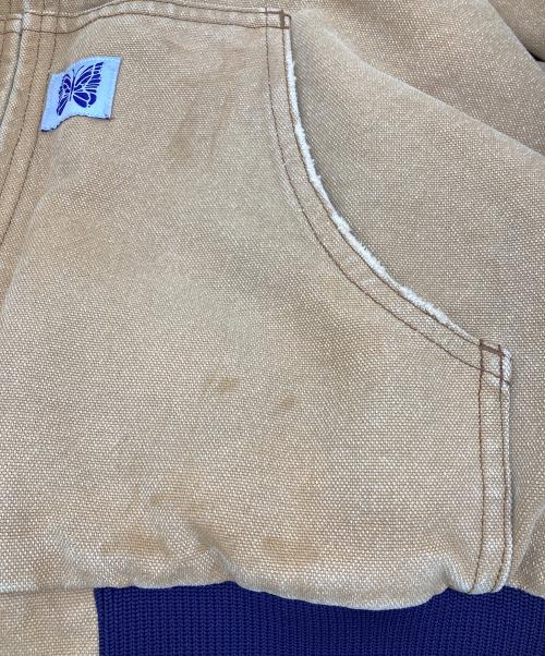Needles（ニードルズ）Needles (ニードルズ) Zipped Work Hoody-16oz Cotton Canvas ブラウン サイズ:XSの古着・服飾アイテム
