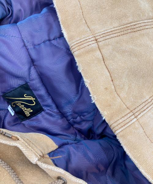 Needles（ニードルズ）Needles (ニードルズ) Zipped Work Hoody-16oz Cotton Canvas ブラウン サイズ:XSの古着・服飾アイテム