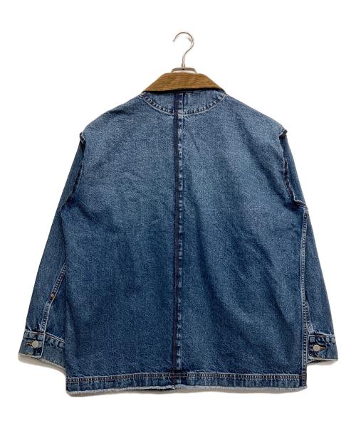 GU（ジーユー）GU (ジーユー) UNDERCOVER (アンダーカバー) コラボデニムカバーオール ブルー サイズ:Lの古着・服飾アイテム