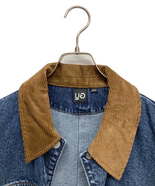 GU（ジーユー）GU (ジーユー) UNDERCOVER (アンダーカバー) コラボデニムカバーオール ブルー サイズ:Lの古着・服飾アイテム