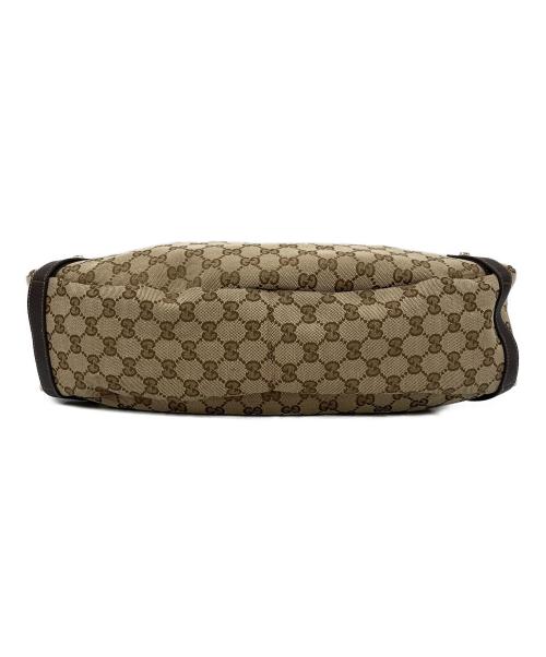 GUCCI（グッチ）GUCCI (グッチ) GGキャンバストートバッグ ブラウンの古着・服飾アイテム