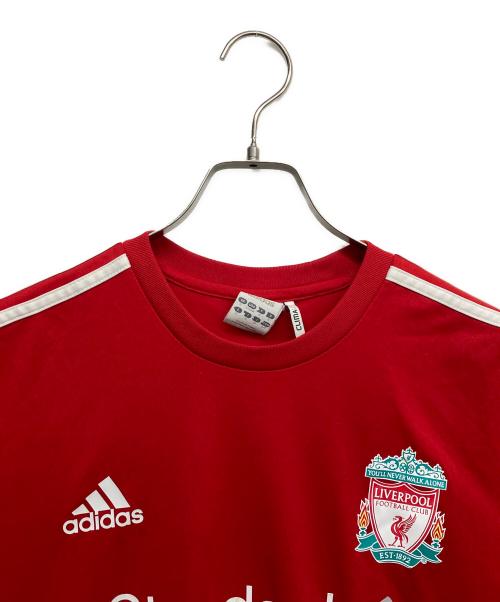 adidas（アディダス）adidas (アディダス) ゲームシャツ レッド サイズ:Mの古着・服飾アイテム