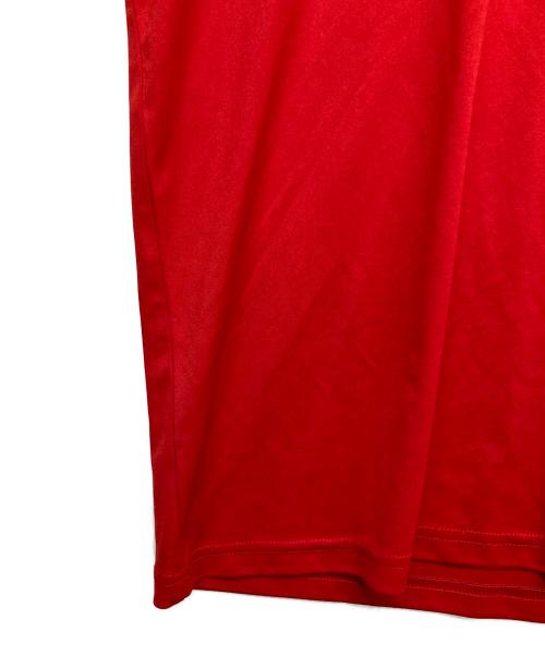 adidas（アディダス）adidas (アディダス) ゲームシャツ レッド サイズ:Mの古着・服飾アイテム