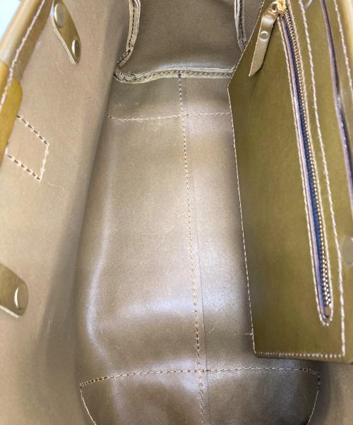 Herz（ヘルツ）Herz (ヘルツ) 横型２WAY トートバッグ グリーンの古着・服飾アイテム