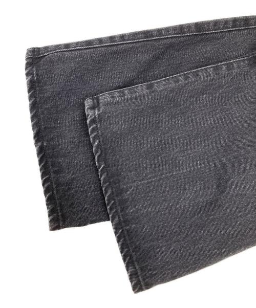 MACPHEE（マカフィー）MACPHEE (マカフィー) コットンブラックデニム ブーツカットパンツ ブラック サイズ:W32の古着・服飾アイテム