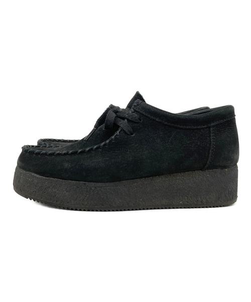 CLARKS（クラークス）CLARKS (クラークス) Wallacraft Lo ブラック サイズ:24の古着・服飾アイテム