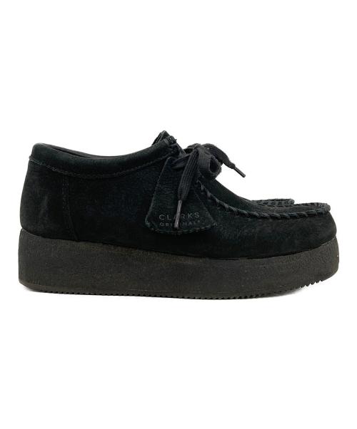 CLARKS（クラークス）CLARKS (クラークス) Wallacraft Lo ブラック サイズ:24の古着・服飾アイテム