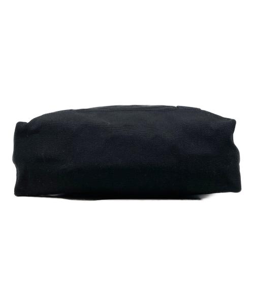 maison kitsune（アシッドメゾンキツネ）MAISON KITSUNE (アシッドメゾンキツネ) フォックスヘッド トートバッグ ブラックの古着・服飾アイテム