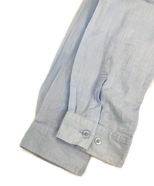 SUCCESSO（スッチェッソ）SUCCESSO (スッチェッソ) リネンキューバシャツ ブルー サイズ:Lの古着・服飾アイテム