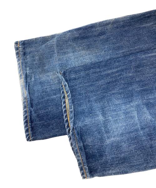 stussy（ステューシー）stussy (ステューシー) ダメージワイドデニムパンツ インディゴ サイズ:34の古着・服飾アイテム