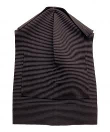 HOMME PLISSE ISSEY MIYAKE（オム プリッセ イッセイ ミヤケ）の古着「Horizon Pleats Bag」｜ブラウン