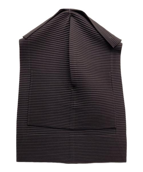 HOMME PLISSE ISSEY MIYAKE（オム プリッセ イッセイ ミヤケ）HOMME PLISSE ISSEY MIYAKE (オム プリッセ イッセイ ミヤケ) Horizon Pleats Bag ブラウンの古着・服飾アイテム