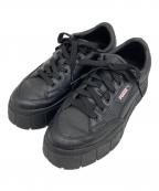 PUMAプーマ）の古着「MAYZE STACK LEATHER」｜ブラック