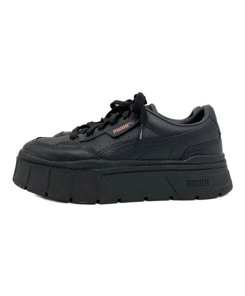 PUMA（プーマ）PUMA (プーマ) MAYZE STACK LEATHER ブラック サイズ:25の古着・服飾アイテム