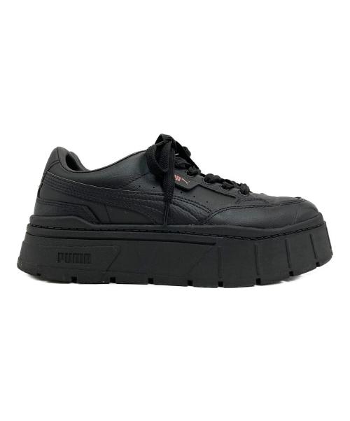 PUMA（プーマ）PUMA (プーマ) MAYZE STACK LEATHER ブラック サイズ:25の古着・服飾アイテム