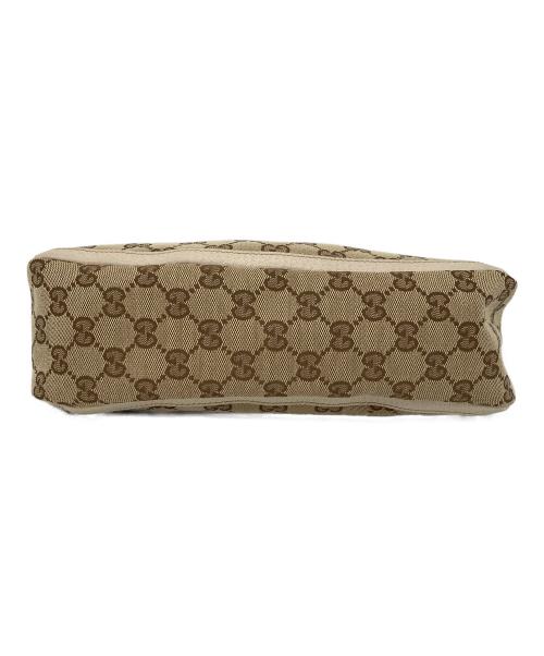 GUCCI（グッチ）GUCCI (グッチ) GGキャンバス セミショルダーバッグ ベージュの古着・服飾アイテム