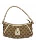 GUCCI（グッチ）の古着「GGキャンバス セミショルダーバッグ」｜ベージュ