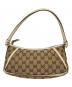 GUCCI (グッチ) GGキャンバス セミショルダーバッグ ベージュ：70000円