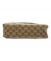 中古・古着 GUCCI (グッチ) GGキャンバス セミショルダーバッグ ベージュ：70000円