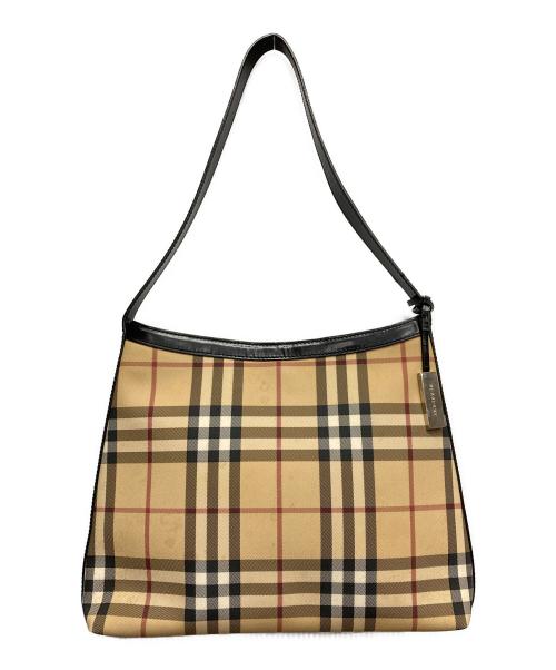 BURBERRY（バーバリー）BURBERRY (バーバリー) ノヴァチェックワンショルダーバッグ ブラウンの古着・服飾アイテム
