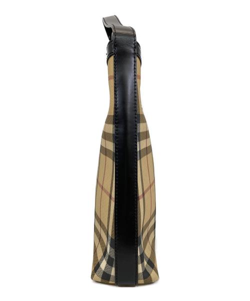 BURBERRY（バーバリー）BURBERRY (バーバリー) ノヴァチェックワンショルダーバッグ ブラウンの古着・服飾アイテム