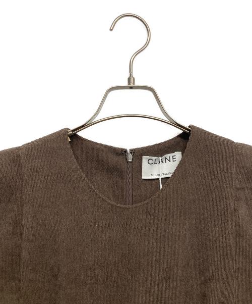 CLANE（クラネ）CLANE (クラネ) MINAMI TANAKA (ミナミ タナカ) SQUARE SLEEVE ALL IN ONE ブラウン サイズ:1 未使用品の古着・服飾アイテム