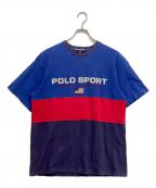 POLO SPORTポロスポーツ）の古着「ロゴtシャツ」｜ネイビー