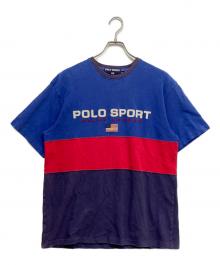 POLO SPORT（ポロスポーツ）の古着「ロゴtシャツ」｜ネイビー