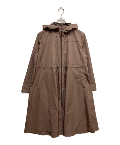 Chacott（チャコット）Chacott (チャコット) タフタAラインロングコート ブラウン サイズ:M 未使用品の古着・服飾アイテム