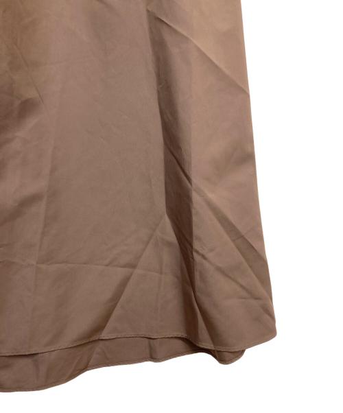 Chacott（チャコット）Chacott (チャコット) タフタAラインロングコート ブラウン サイズ:M 未使用品の古着・服飾アイテム