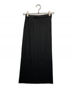 断捨離中 Nさま用　 ISSEY MIYAKE プリーツスカート ブラック 中古・古着通販】ISSEY MIYAKE (イッセイミヤケ) プリーツスカート