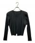 PLEATS PLEASE ISSEY MIYAKE（プリーツプリーズ イッセイミヤケ）の古着「BASICKS CARDIGAN」｜ブラック