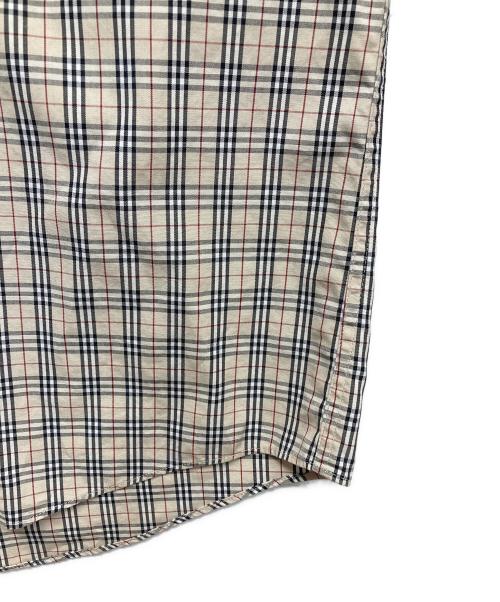 BURBERRY LONDON（バーバリーロンドン）BURBERRY LONDON (バーバリーロンドン) ノバチェック柄シャツ ブラウン サイズ:Lの古着・服飾アイテム