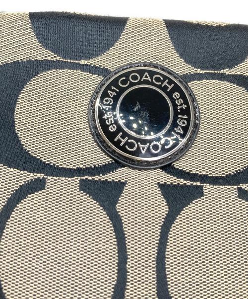 COACH（コーチ）COACH (コーチ) シグネチャーショルダーバッグ ブラウンの古着・服飾アイテム