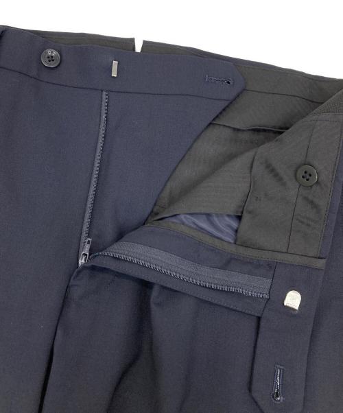 UNITED ARROWS（ユナイテッドアローズ）UNITED ARROWS (ユナイテッドアローズ) トロピカル ノープリーツ テーパードパンツ ネイビー サイズ:46の古着・服飾アイテム