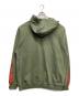 X-LARGE (エクストララージ) PIGMENT DYED PEACE HOODED SWEATSHIRT グリーン サイズ:XL：8000円