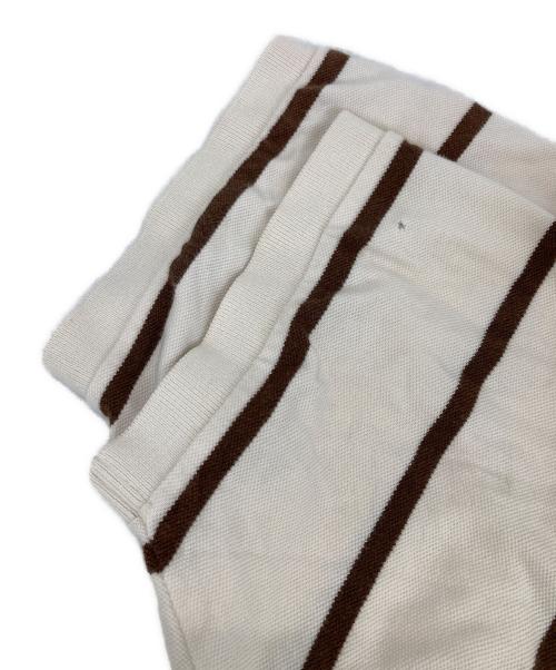 POLO RALPH LAUREN（ポロ・ラルフローレン）POLO RALPH LAUREN (ポロ・ラルフローレン) ボーダーポロシャツ ブラウン サイズ:2XLの古着・服飾アイテム