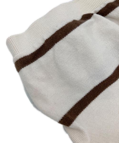 POLO RALPH LAUREN（ポロ・ラルフローレン）POLO RALPH LAUREN (ポロ・ラルフローレン) ボーダーポロシャツ ブラウン サイズ:2XLの古着・服飾アイテム
