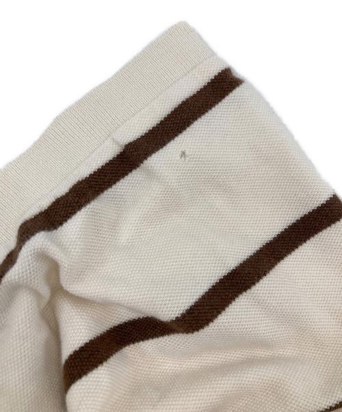 POLO RALPH LAUREN（ポロ・ラルフローレン）POLO RALPH LAUREN (ポロ・ラルフローレン) ボーダーポロシャツ ブラウン サイズ:2XLの古着・服飾アイテム