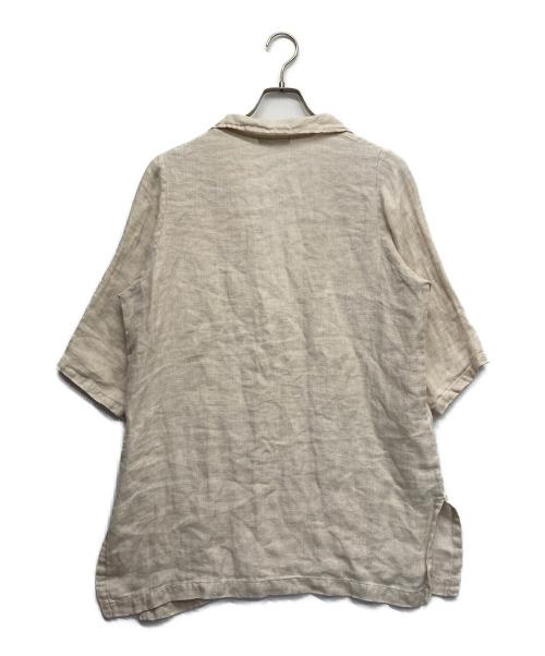 Y's for living（ワイズフォーリビング）Y'S for living (ワイズフォーリビング) プルオーバーリネンシャツ ベージュ サイズ:-の古着・服飾アイテム