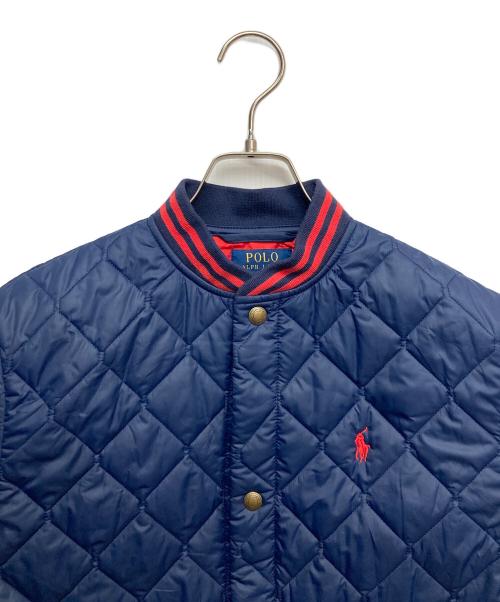 POLO RALPH LAUREN（ポロ・ラルフローレン）POLO RALPH LAUREN (ポロ・ラルフローレン) キルティングジャケット ネイビー サイズ:XLの古着・服飾アイテム