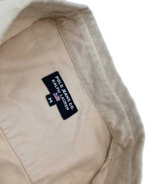 POLO JEANS（ポロジーンズ）POLO JEANS (ポロジーンズ) ボタンダウンシャツ ベージュ サイズ:Mの古着・服飾アイテム