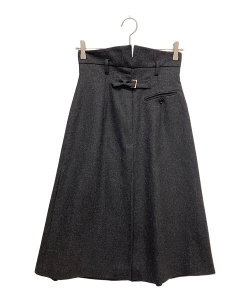 SPORT MAX（スポーツマックス）SPORT MAX (スポーツマックス) プリーツウールスカート グレー サイズ:36の古着・服飾アイテム