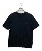 BURBERRY LONDONバーバリーロンドン）の古着「ホース刺繍tシャツ」｜ブラック