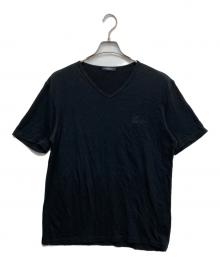 BURBERRY LONDON（バーバリーロンドン）の古着「ホース刺繍tシャツ」｜ブラック
