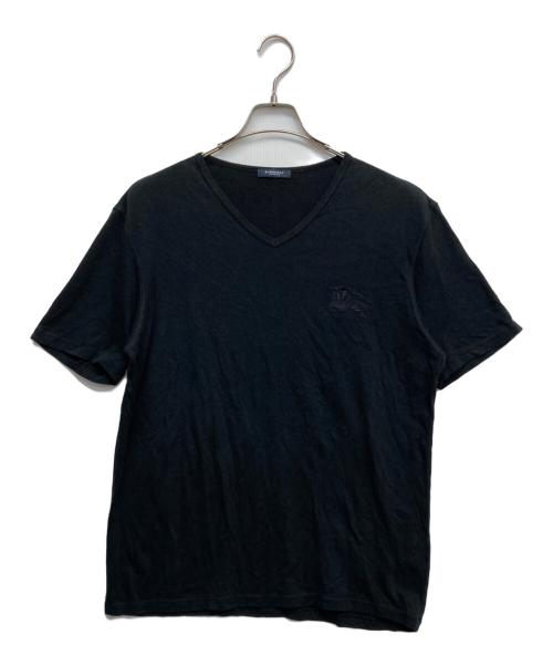 BURBERRY LONDON（バーバリーロンドン）BURBERRY LONDON (バーバリーロンドン) ホース刺繍tシャツ ブラック サイズ:LLの古着・服飾アイテム