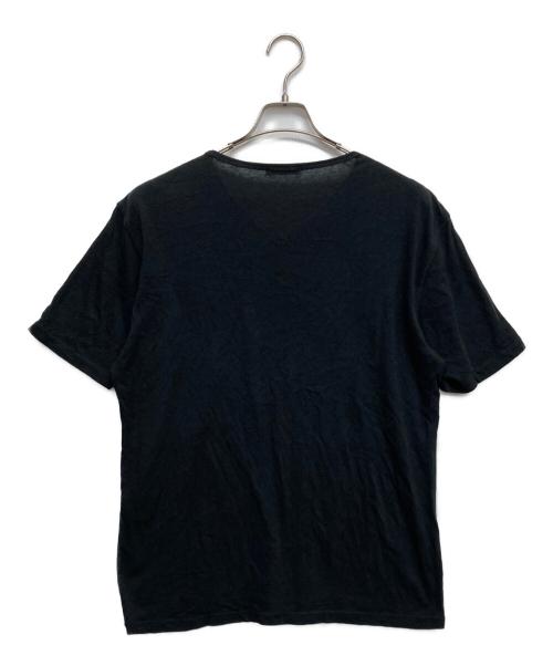 BURBERRY LONDON（バーバリーロンドン）BURBERRY LONDON (バーバリーロンドン) ホース刺繍tシャツ ブラック サイズ:LLの古着・服飾アイテム