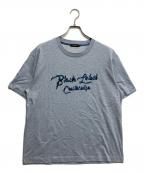 BLACK LABEL CRESTBRIDGEブラックレーベル クレストブリッジ）の古着「プリントTシャツ」｜ブルー