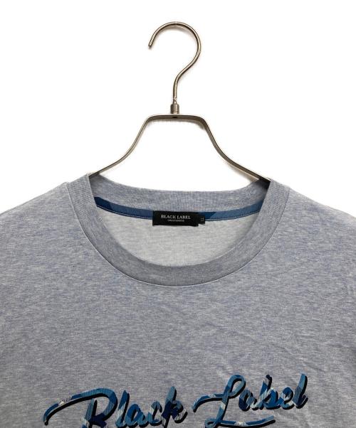 BLACK LABEL CRESTBRIDGE（ブラックレーベル クレストブリッジ）BLACK LABEL CRESTBRIDGE (ブラックレーベル クレストブリッジ) プリントTシャツ ブルー サイズ:LLの古着・服飾アイテム
